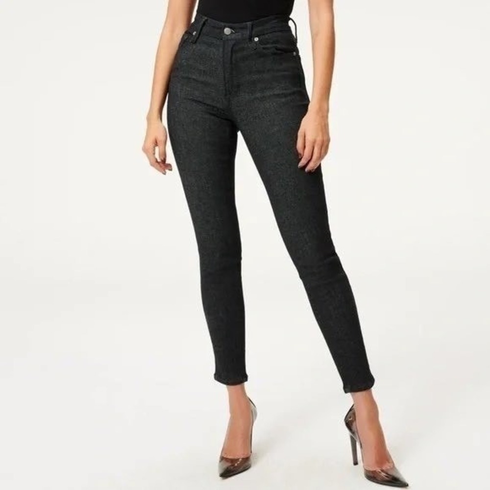 Good American Always Fits Good Legs Skinny Jeans Womens 6-12 Black NEW